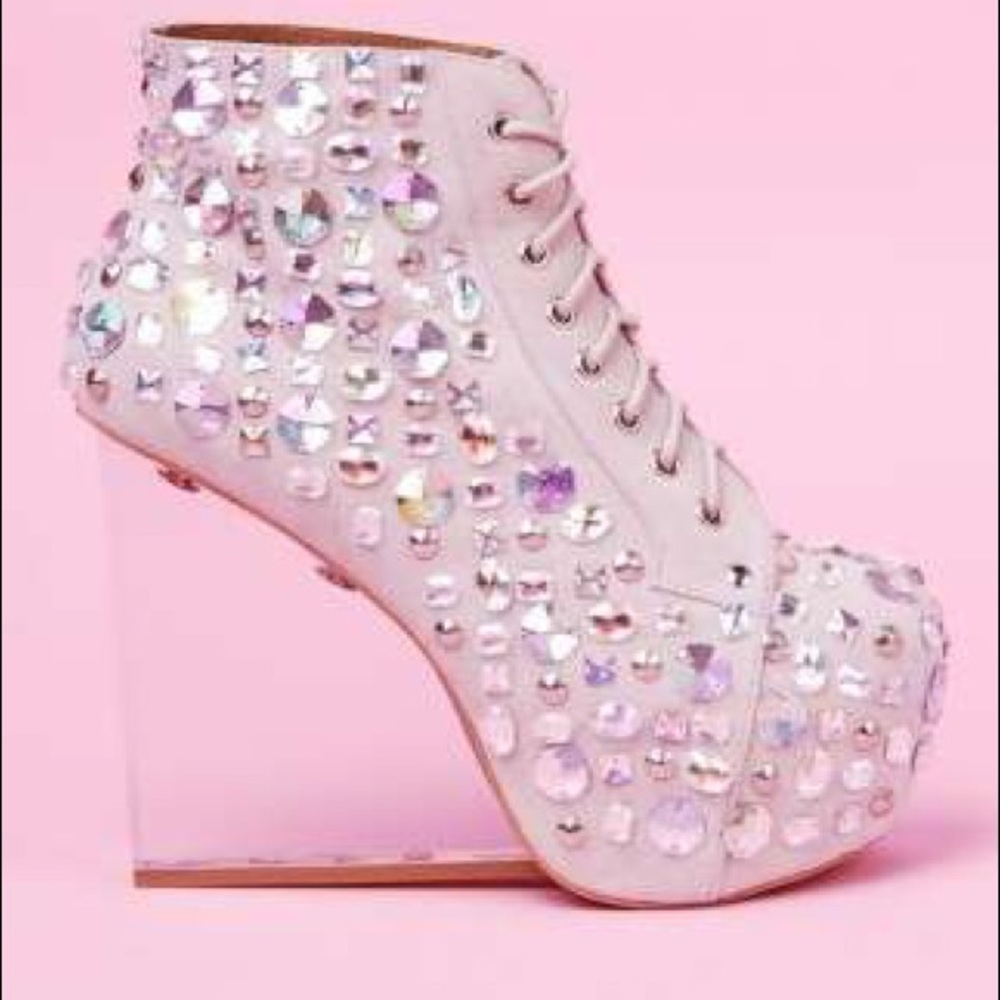 Jeffrey Campbell Dina wedge booties